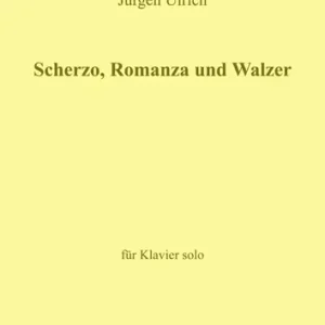 Top-Angebot Scherzo romanza e valzer für Klavier