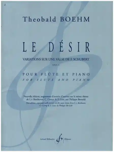 Le Désir pour flûte et piano Beliebt