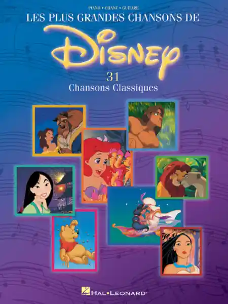 Expressversand Les plus grandes chansons de Disney: pour voix et piano (accordes) (frz)
