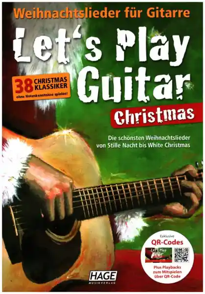 Let's play Guitar Christmas (+QR-Codes) für Gitarre Neue Ware