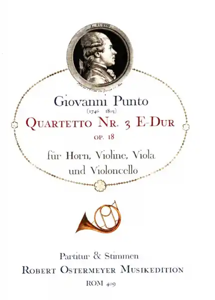 Quartetto Nr.3 E-Dur op.18 für Horn, Violine, Viola und Violoncello Geprüft