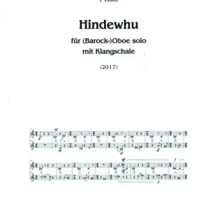 Hindewhu für (Barock-) Oboe mit Klangschale Markenware