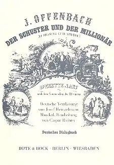 Der Schuster und der Millionär Operette Kostenfreie Lieferung