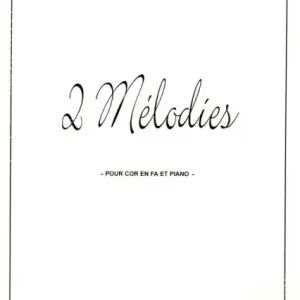 2 Melodies pour cor et piano Top-Seller
