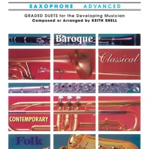 Begrenztes Angebot Belwin Master Duets vol.1 - advanced for 2 saxophones
