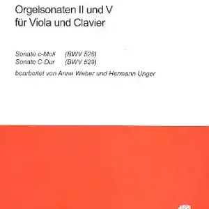 Orgelsonaten II und V für Viola und Klavier Sonderaktion