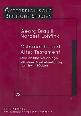Osternacht und Altes Testament Studien und Vorschläge Kostenloser Rückversand