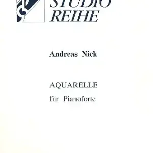 Markenprodukt Aquarelle für Klavier