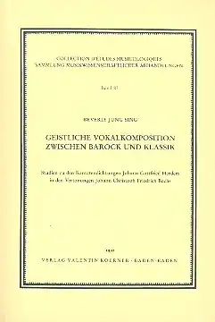 Sichere Zahlung Geistliche Vokalkomposition zwischen Barock und Klassik