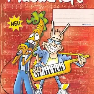 Musikheft Din A4 hoch 64 Seiten mit Infos Must-Have