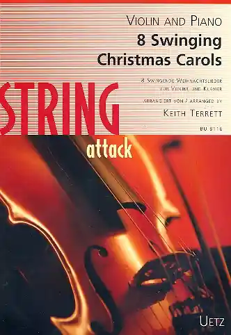 Neu 8 swinging Christmas Carols for violin and piano