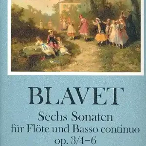 6 Sonaten op.3/4,6 für Flöte und Bc Top-Seller