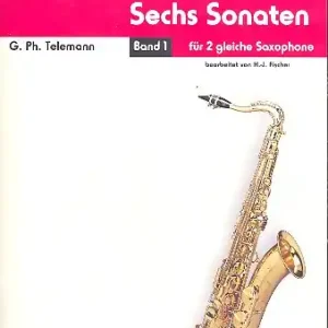 6 Sonaten op.2 Band 1 (Nr.1-3) für 2 gleiche Saxophone Neu Im Sortiment