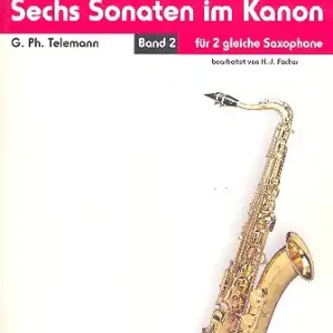 Garantierte Lieferung 6 Sonaten op.5 Band 2 (Nr.4-6) für 2 gleiche Saxophone