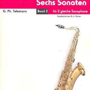 6 Sonaten op.2 Band 2 (Nr.4-6) für 2 gleiche Saxophone Neuheit
