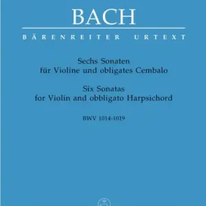 6 Sonaten BWV1014-1019 für Violine und obligates Cembalo Markenware