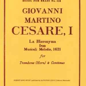Begrenztes Angebot La hieronyma for trombone (horn) and bc