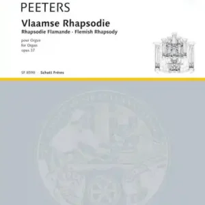 Top-Preis Rhapsodie flamande op.37 pour orgue