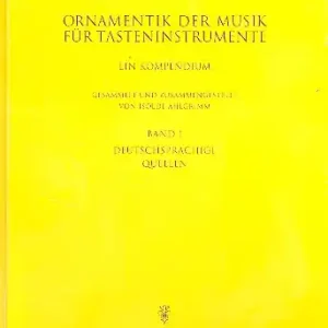 Ornamentik der Musik für Tasteninstrumente Band 1 Deutschsprachige Quellen Kracherpreis