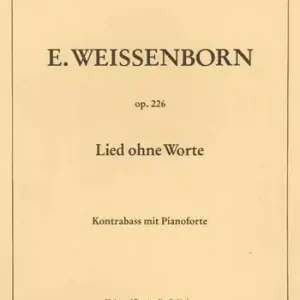 Lied ohne Worte für Kontrabass und Klavier Sichere Zahlung