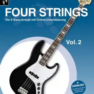 www.four-strings.de Band 2 (+Download) für E-Bass Must-Have