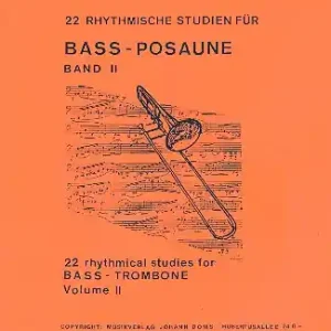 Aktuell 22 rhythmische Studien Band 2 für Bass-Posaune