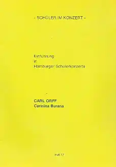 Carmina Burana Einführung in Hamburger Schülerkonzerte Zertifiziert