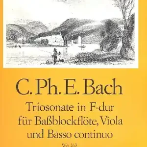 Jetzt Kaufen Triosonate F-Dur WQ163 für Bassblockflöte, Viola und Bc