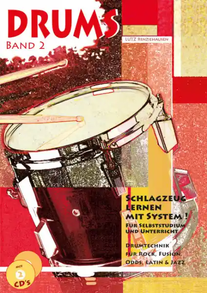 Kracherpreis Drums Band 2 (+2CDs) Schlagzeug lernen mit System