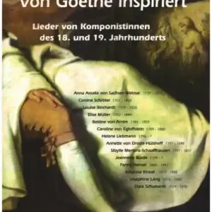 Von Goethe inspiriert für Gesang und Klavier Preis Gesenkt