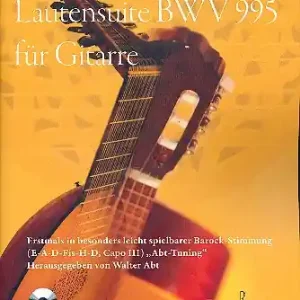 Expressversand Suite BWV995 (+CD) für Gitarre/Tabulatur