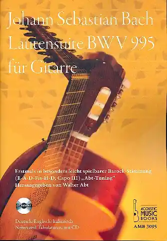Expressversand Suite BWV995 (+CD) für Gitarre/Tabulatur