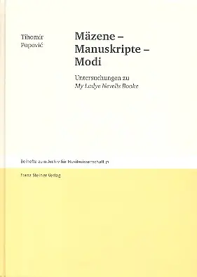 Versand Am Gleichen Tag Mäzene - Manuskripte - Modi Untersuchungen zu 'My Ladye Nevells Booke'