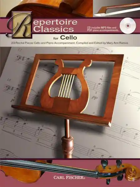 Wochenendangebot Repertoire Classics (+mp3-CD) for cello and piano (printable piano accompaniments)