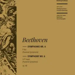 Sinfonie F-Dur Nr.6 op.68 für Orchester Kostenfreie Lieferung