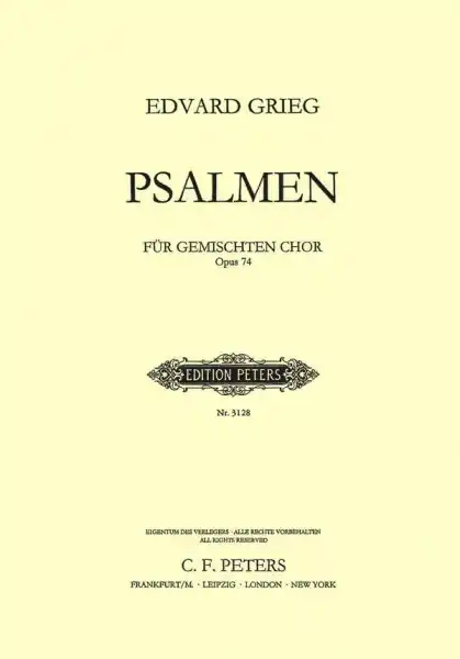 Meistverkauft 4 Psalmen op.74 für gem Chor a cappella