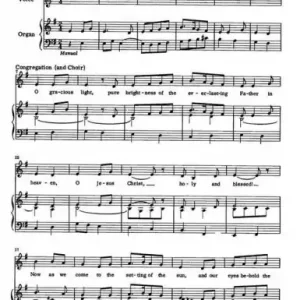 Kostenloser Versand Phos Hilaron for unison choir and congregation (organ)