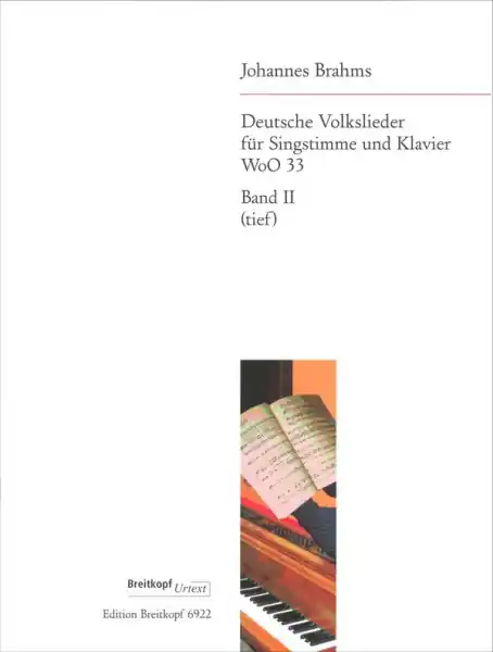 Sichere Zahlung Deutsche Volkslieder Band 2 für tiefe Singstimme und Klavier