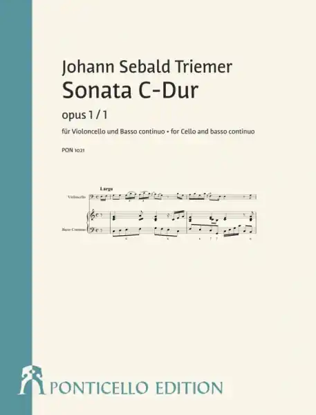 Jetzt Kaufen Sonate C-Dur op.1,1 für Violoncello und Bc