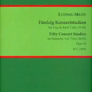 Sofort Bestellen 50 Konzertstudien op.26 Band 2 (Nr.26-50) für Fagott