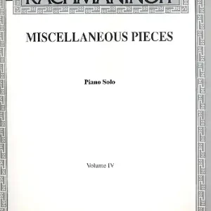 Miscellaneous Pieces vol.4 for piano Kostenfreie Lieferung