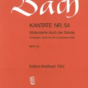 Top-Preis Widerstehe doch der Sünde Kantate Nr.54 BWV54