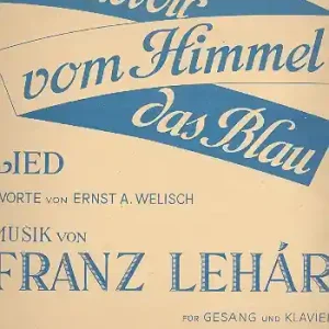 Ich hol' dir vom Himmel das Blau für Singstimme und Klavier Expressversand