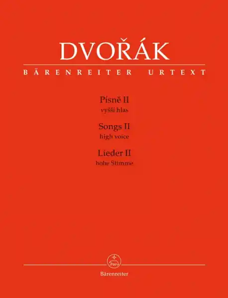 Gratis Versand Lieder Band 2 für Gesang (hoch) und Klavier (dt/tschech/en)
