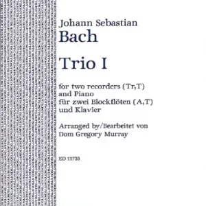 Zertifiziert Trio no.1 for 2 recorders (at) and piano (harpsichord)