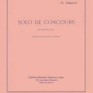 Bestseller Solo de concours op.10 pour clarinette et piano