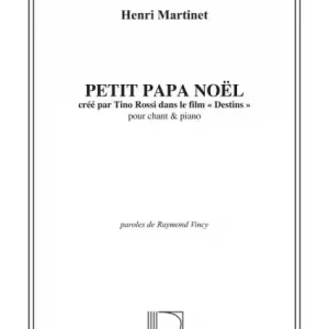 Petit Papa Noel für Gesang und Klavier Nur Für Kurze Zeit