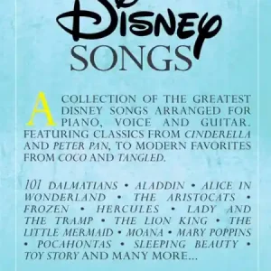 Knallerangebot The Library of Disney Songs songbook piano/vocal/guitar