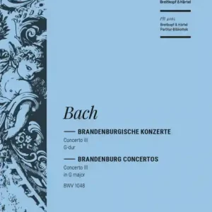 Brandenburgisches Konzert G-Dur Nr.3 BWV1048 für Orchester Sichere Zahlung