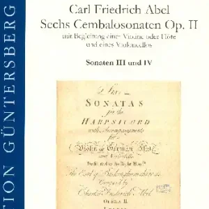 6 Cembalosonaten op.2 Nr.3-4 für Violine (Flöte), Violoncello und Cembalo Beliebt